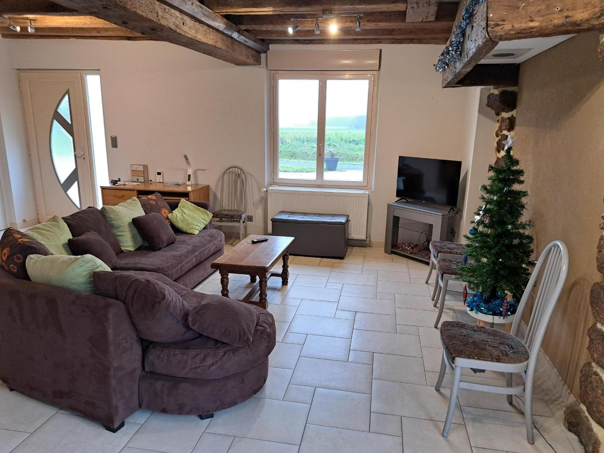 Maison En Colombage Renovee La Fontenelle  Zewnętrze zdjęcie
